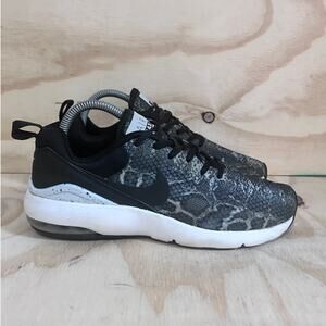 Nike -Air Max Siren Print -Running Shoes -Black/Silver -Women's -8.5 -749511-001